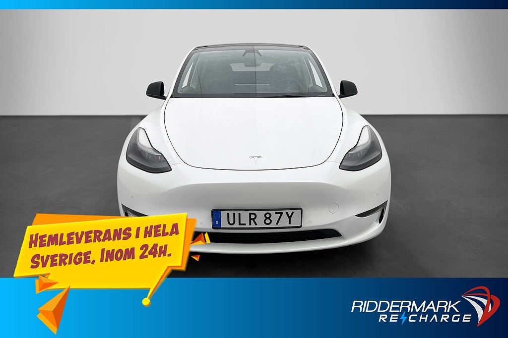 Tesla Model Y Long Range AWD AP Värmare Pano Kamera Drag