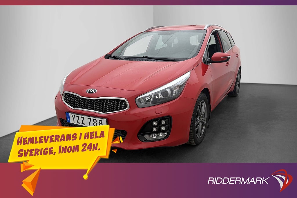Kia Ceed 1.6 CRDi 128hk GT-Line Drag Navi CarPlay Rattvärme