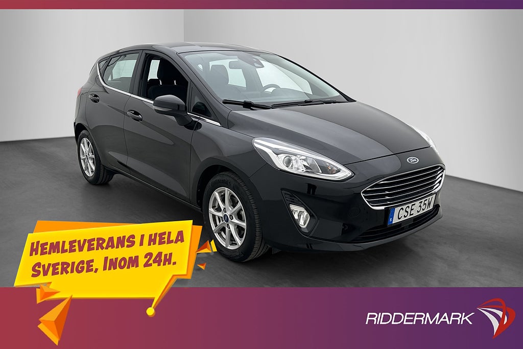 Ford Fiesta 1.0 EcoBoost 95hk Titanium Sensorer Rattvärme