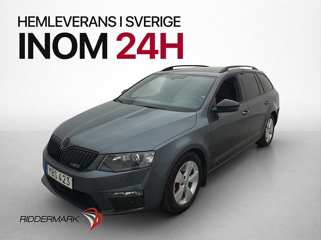 Skoda Octavia RS 2.0 TDI 4x4 184hk Kamera Navi Canton D-Värm