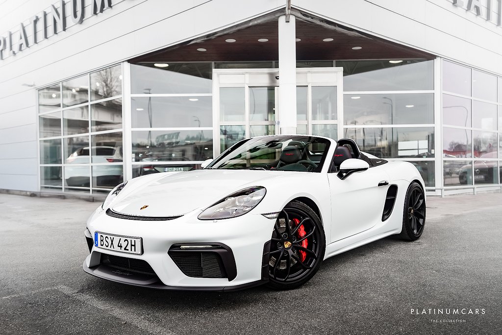 Porsche Boxster 718 Spyder 420hk / Carbon / Sv.Såld 