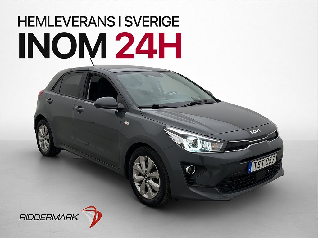 Kia Rio 100hk Advance Kamera CarPlay Farthållare Rattvärme