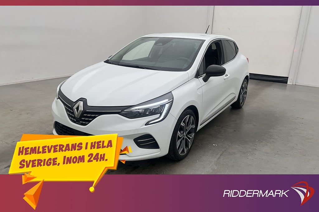 Renault Clio 1.0 TCe 100hk Intens Navi P-Sensorer Halvskinn