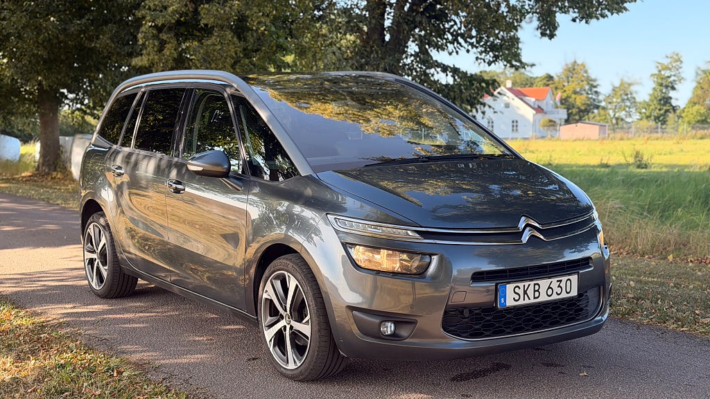 Citroën Grand C4 Picasso 1.6 BlueHDi EAT Euro 6, Svensksåld, Panorama, Automat