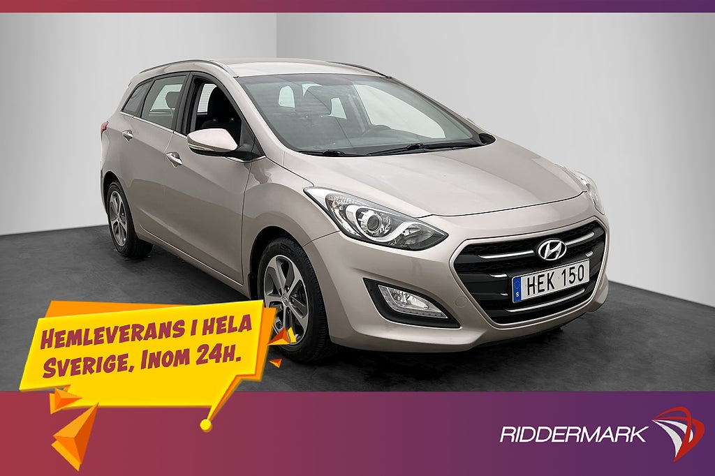 Hyundai i30 1.6 GDI 135hk Rattvärmare 2-Zons 0,58l/mil