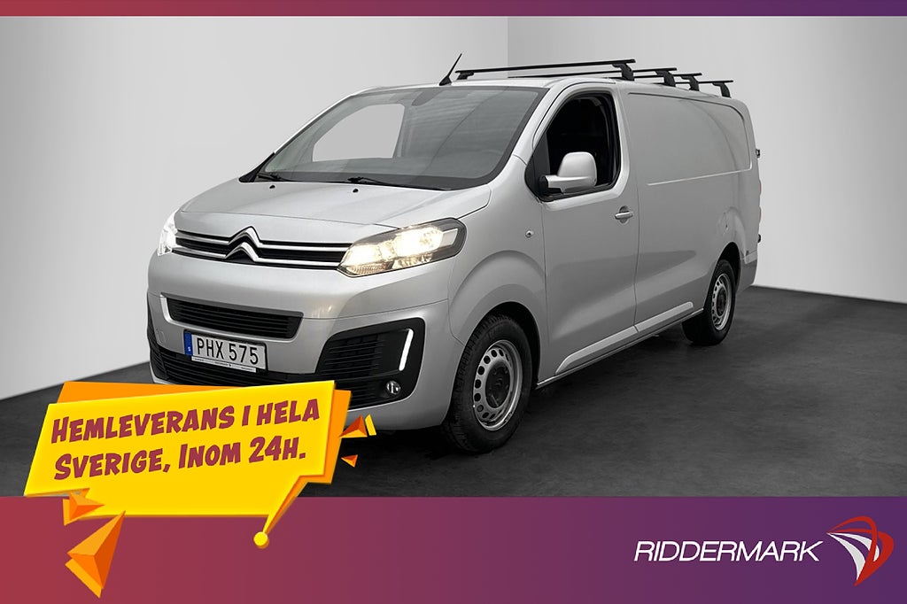 Citroën jumpy L3 177hk Värmare PDC Dragkrok 3-Sit CARPLAY