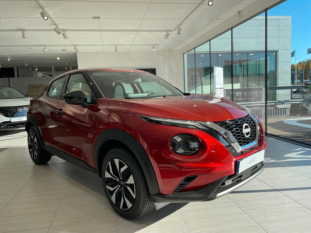 Nissan Juke  Röd Metallic Privatleasing ink. service & VH