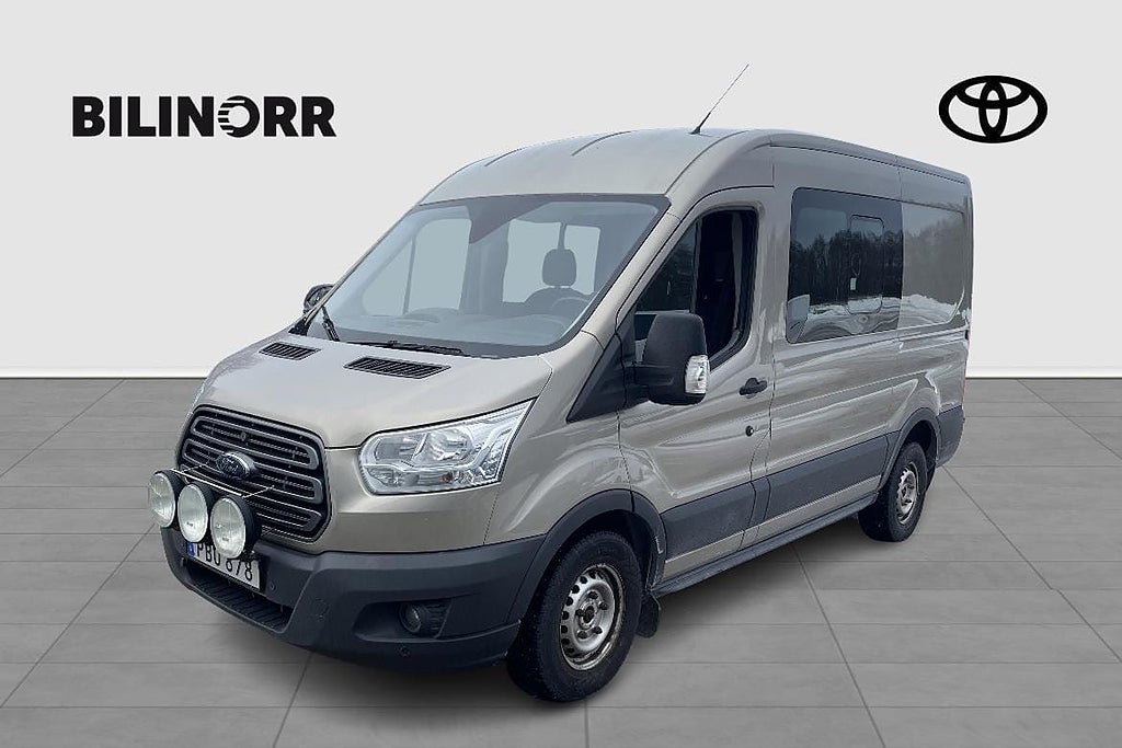 Ford transit 350 Crew Van DUBBELHYTT HÖGT TAK