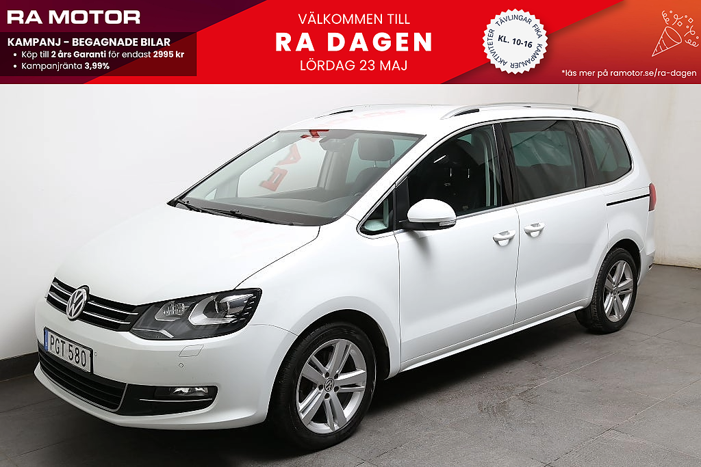 Volkswagen Sharan 2,0 TDI 184hk 4Motion GT DSG Värmare Drag 7-sits 2017