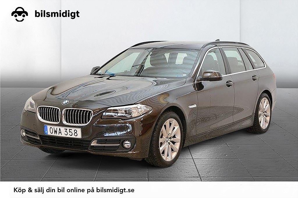 BMW 520 d xDrive Touring Aut Läder PDC Värmare Rattvärme 190hk