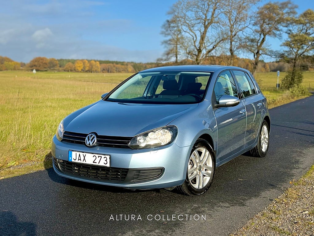 Volkswagen Golf VI 5-dörrar 1.4 TSI 122hk Farthållare Välvårdad Lågmil