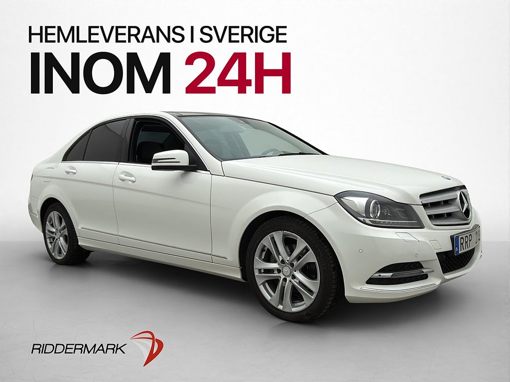 Mercedes-Benz C 180 Avantgarde Pano P-Sensorer Halvskinn