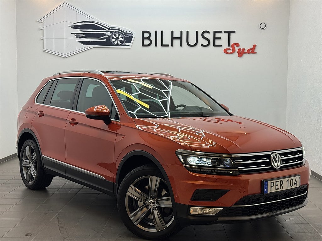 Volkswagen Tiguan 2.0 TDI 4M 190hk  Pano/Läder/Navi/360kamera/Cockpit/Krok/1Brukar