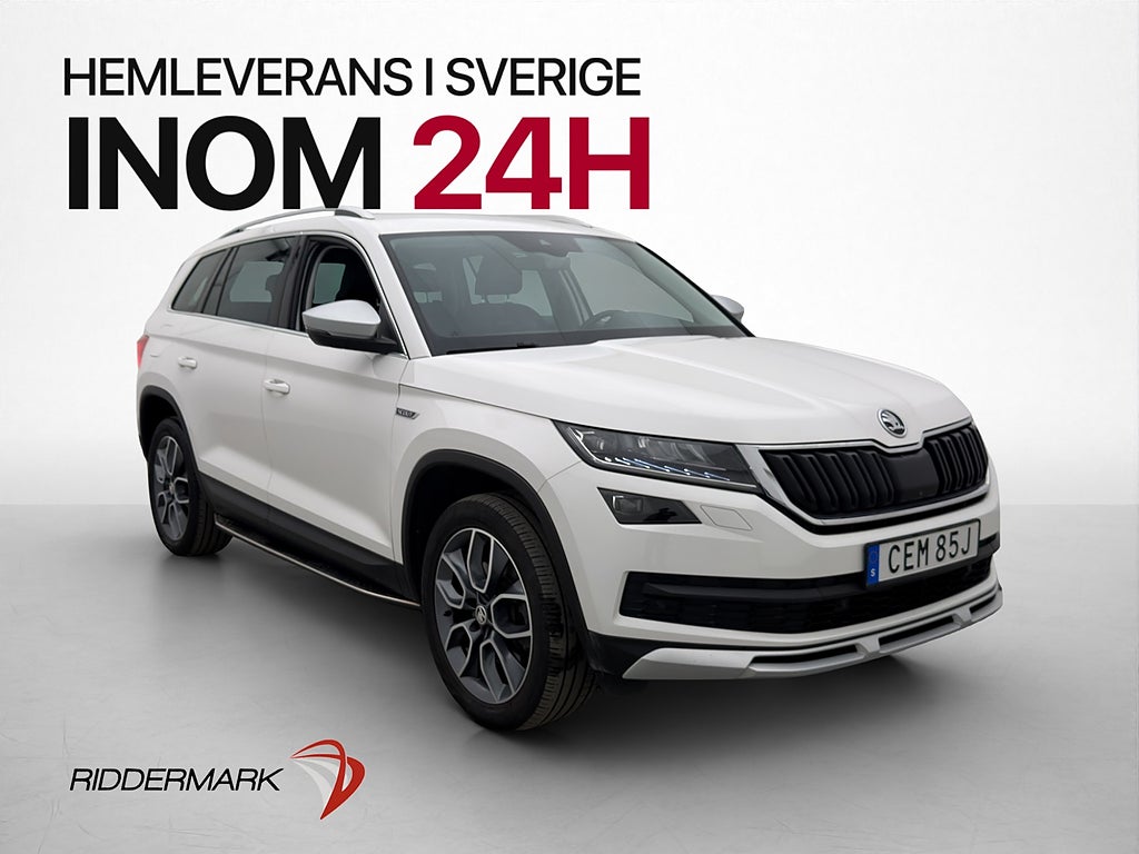 Skoda Kodiaq 190hk 4x4 Scout Cockpit Värm Canton Drag