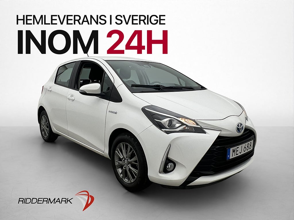 Toyota Yaris Hybrid 101hk Active M/K-Värm Kamera Låg-Skatt