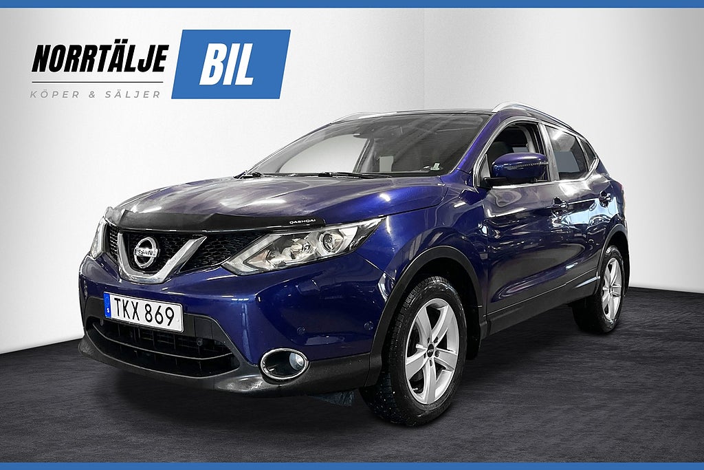 Nissan Qashqai 1.5 110 HK DRAG NAVI PANO 360KAMERA BLUETOOTH NYBES