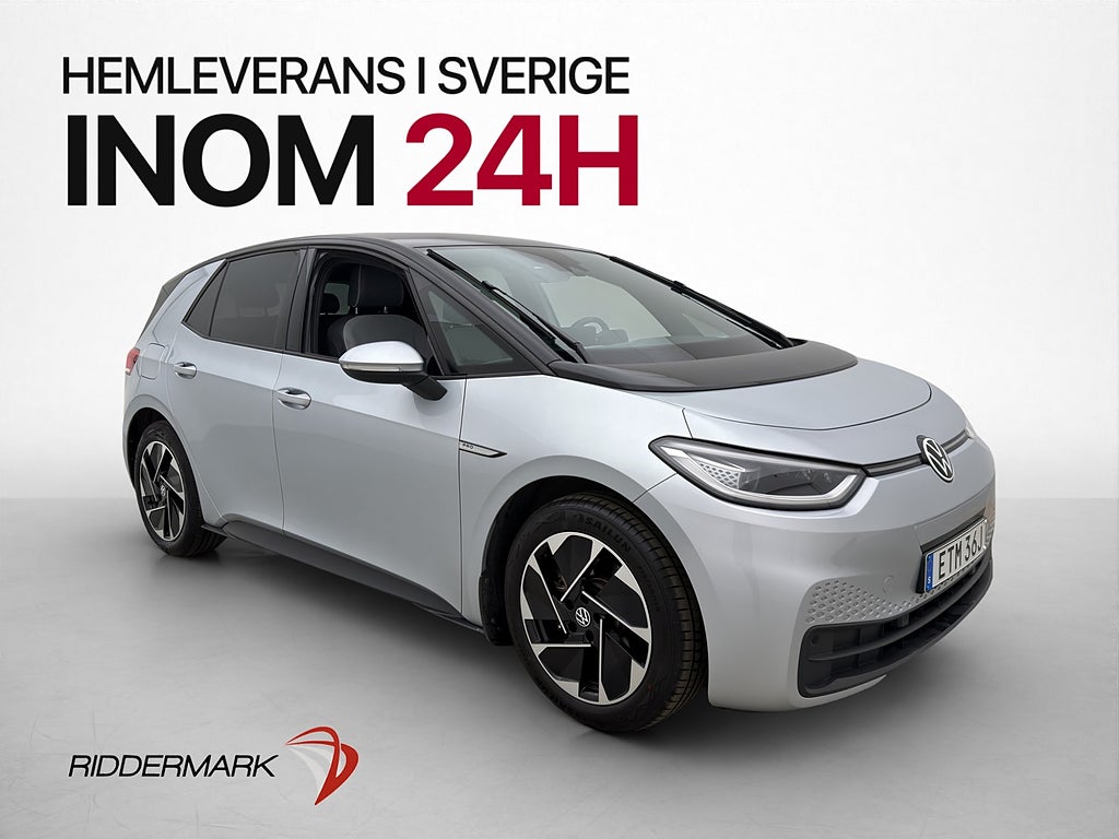 Volkswagen ID.3 Pro Performance Kamera Värm CarPlay IQ.Light