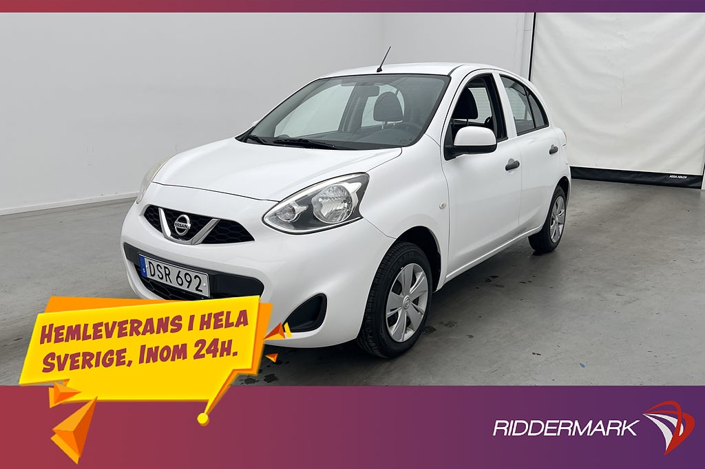 Nissan Micra 1.2 80hk Tre-Brukare 0.43l/mil Låg-Årsskatt