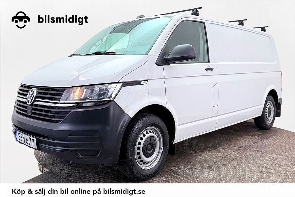 Volkswagen Transporter T30 3sits Drag Inredd Värmare BKamera