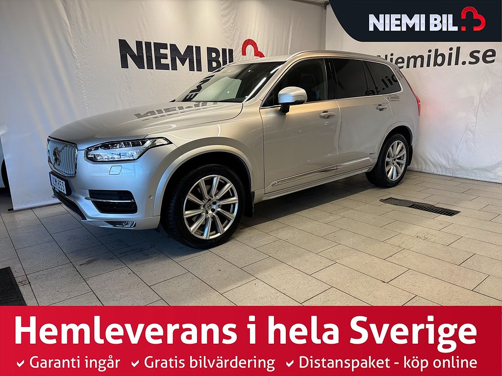 Volvo XC90 D5 AWD Inscription D-värm 360° Navi Rattvärme HuD