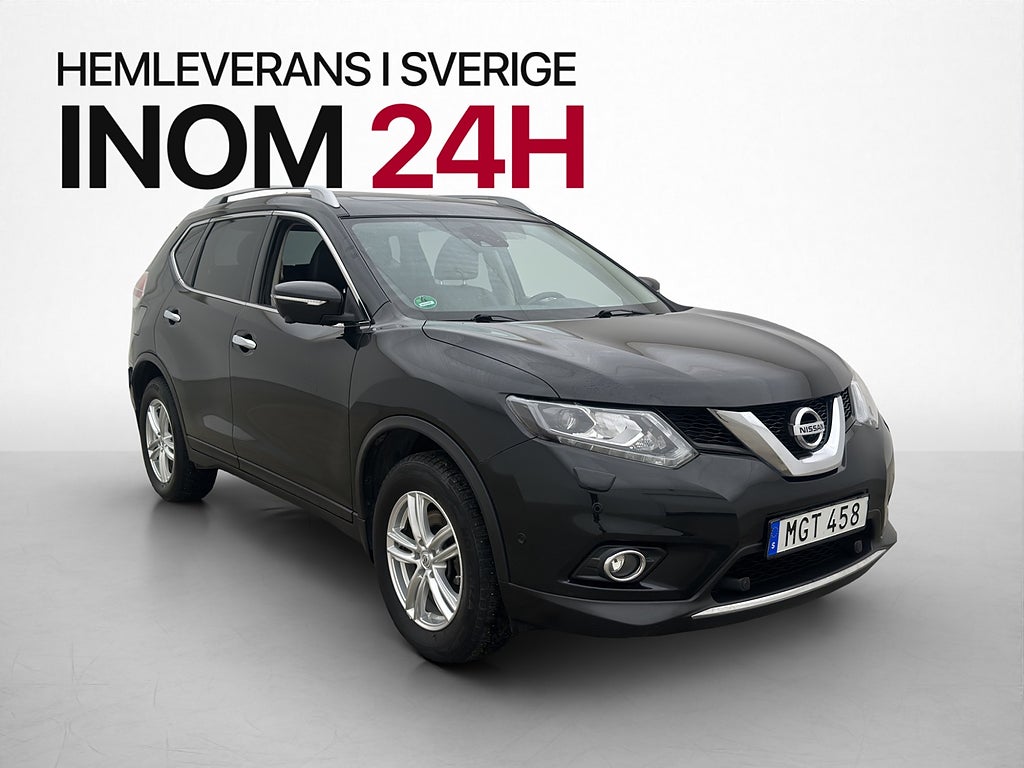 Nissan X-Trail 1.6 dCi 130hk Tekna 7 Sits Pano Drag Skinn
