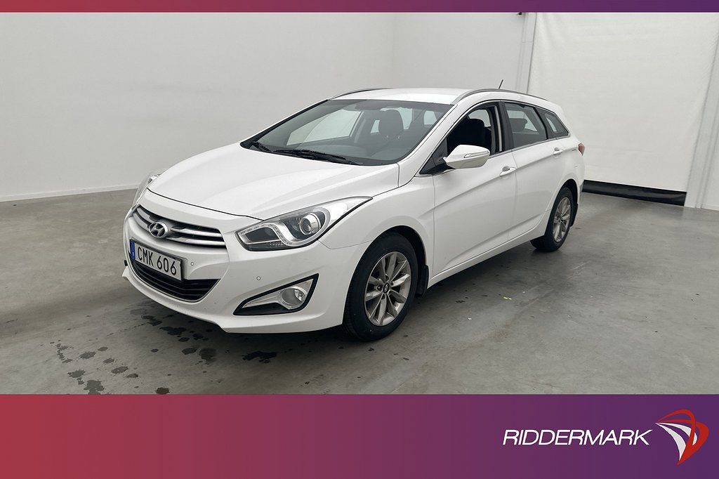 Hyundai i40 cw 1.7 CRDi 136hk Motorvärmare Sensorer Elstol