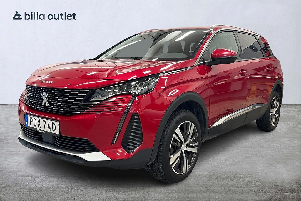 Peugeot 5008 1.5 130 EAT 131hk / 7-sits Drag Navi Carplay Kamera 