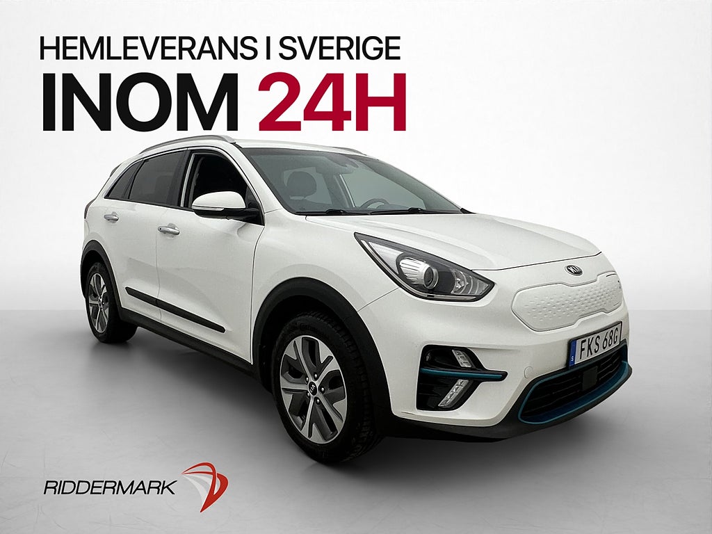 Kia E-Niro 64 kWh 2 Brukare Kamera Adaptiv CarPlay Rattvärme