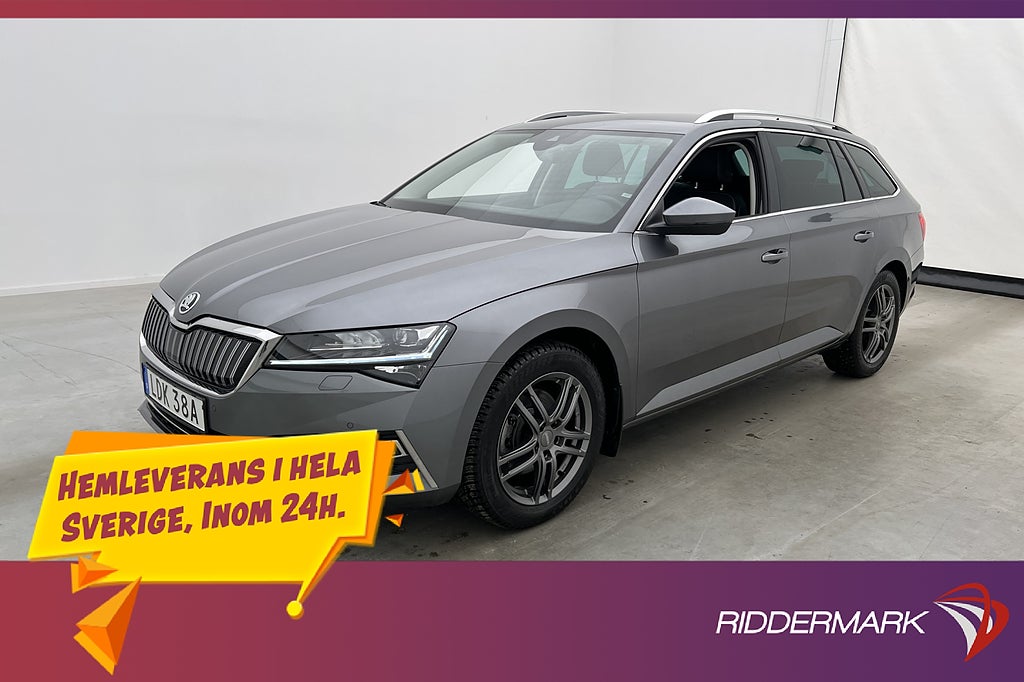 Skoda Superb iV Combi Business Drag Värm Kamera Skinn MOMS