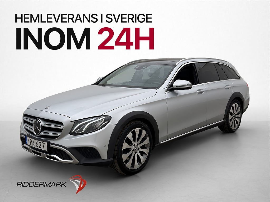 Mercedes-Benz E220 d All-Terrain 4M Pano Kamera Skinn Drag