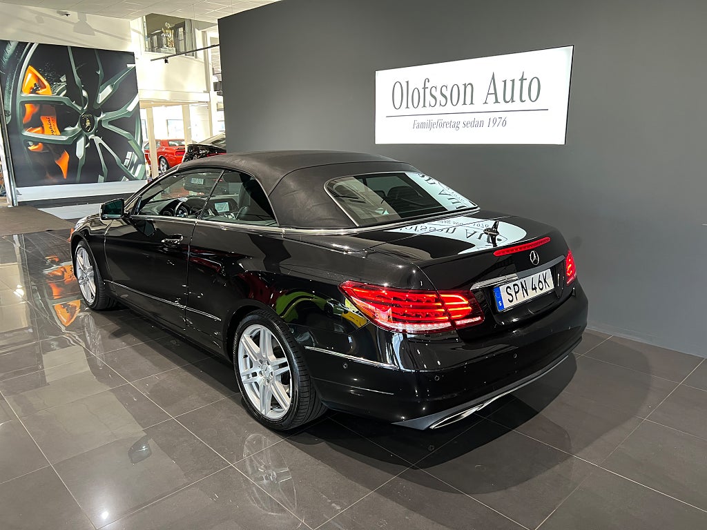 Mercedes-Benz E 220 d Cabriolet Avantgarde AMG fälgar Läder - bild 9