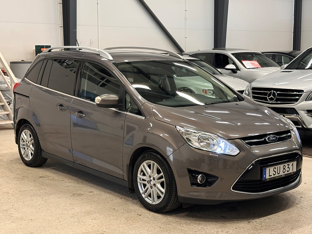 Ford Grand C-Max 2.0 TDCi 115HK TITANIUM 7-SITS PSENS K-REMBYTT KEYLESS