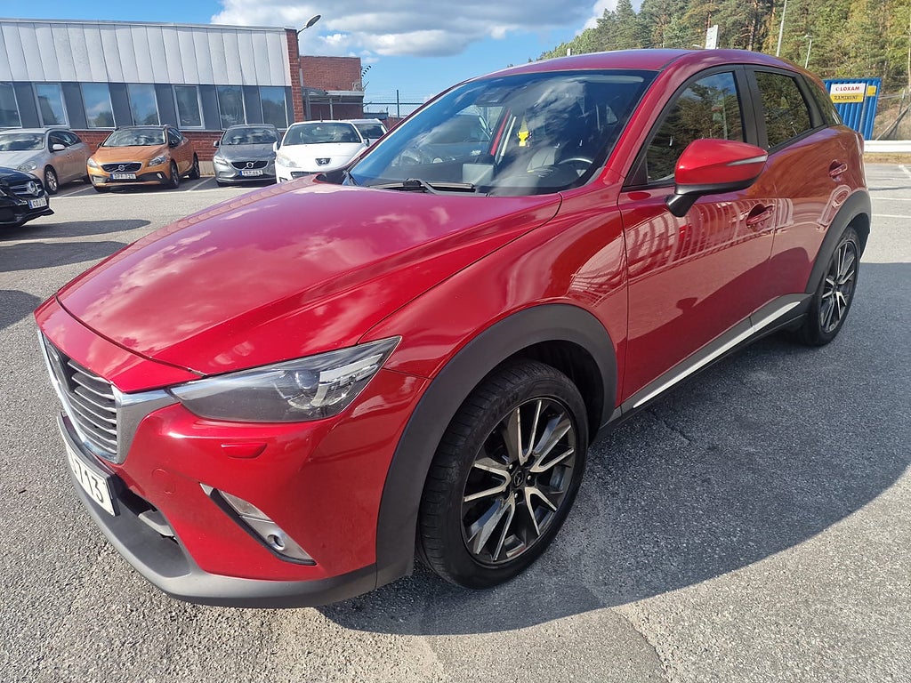 Mazda CX-3 1.5 SKYACTIV-D AWD 105hk Optimum Drag Nyservad Euro 6