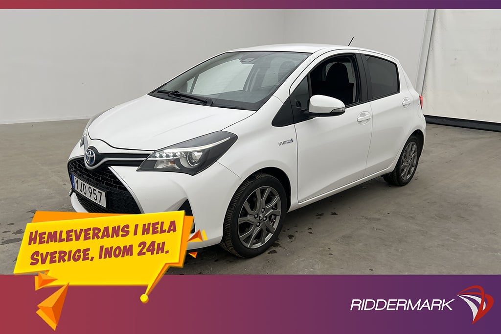 Toyota Yaris Hybrid e-CVT 101hk Active M/K-Värmare Kamera