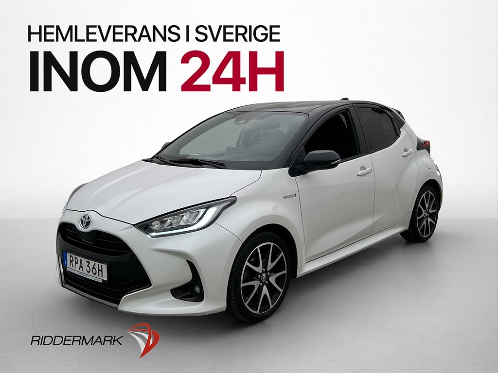 Toyota Yaris Hybrid 116hk Bitone Värmare Kamera Adaptiv-fart