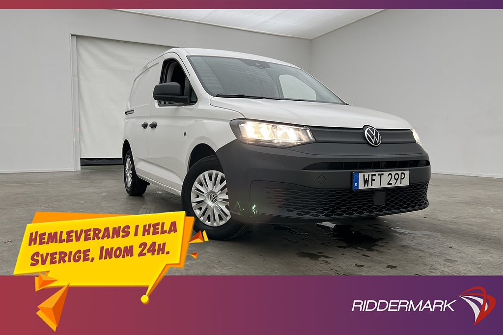 Volkswagen Caddy Cargo 2.0TDI Värmare PDC Farthållare Moms