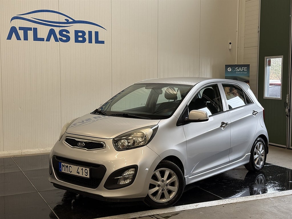 Kia Picanto 5-dörrar 1.2 CVVT Manuell 86hk ECO Comfort Ny besiktad SoV