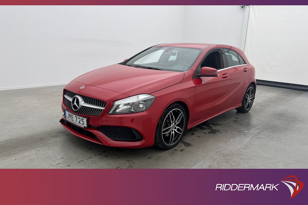 Mercedes-Benz A 180 122hk AMG Kamera Halvskinn CarPlay