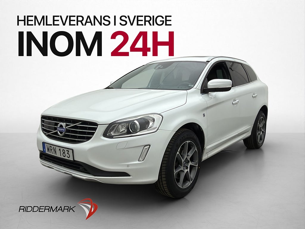 Volvo XC60 D4 AWD Ocean Race Pano Värm Skinn Drag Navi BLIS