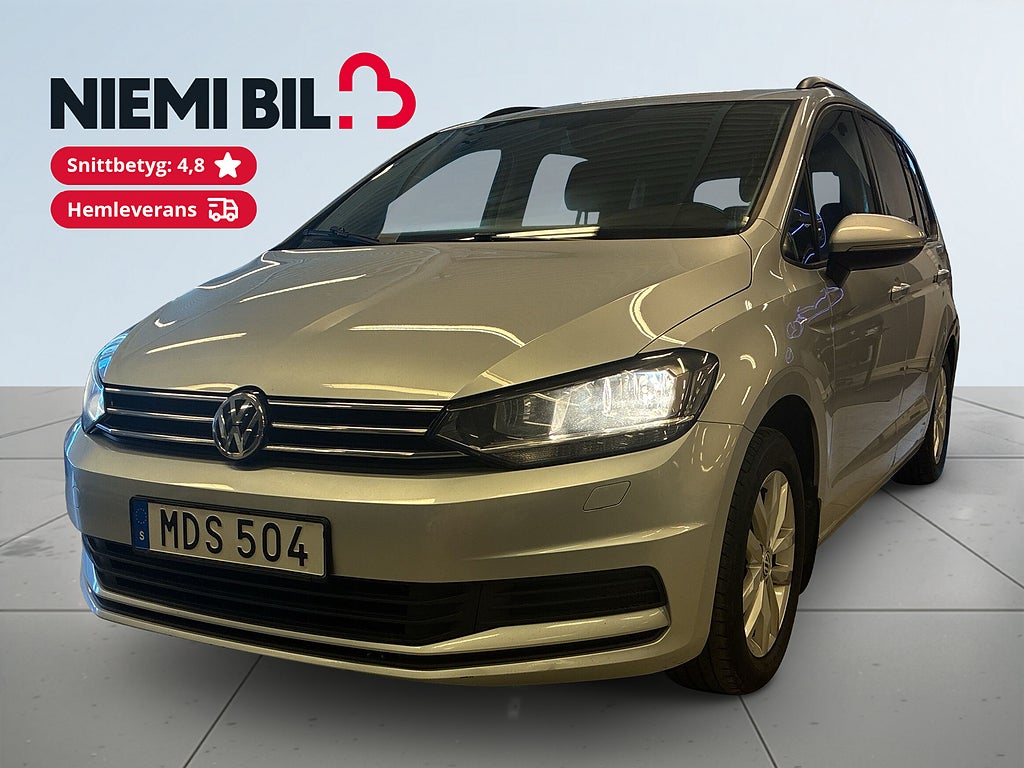 Volkswagen Touran 7-sits 1.4 TSI Base Kamera/Drag/Värmare/SoV-Hjul
