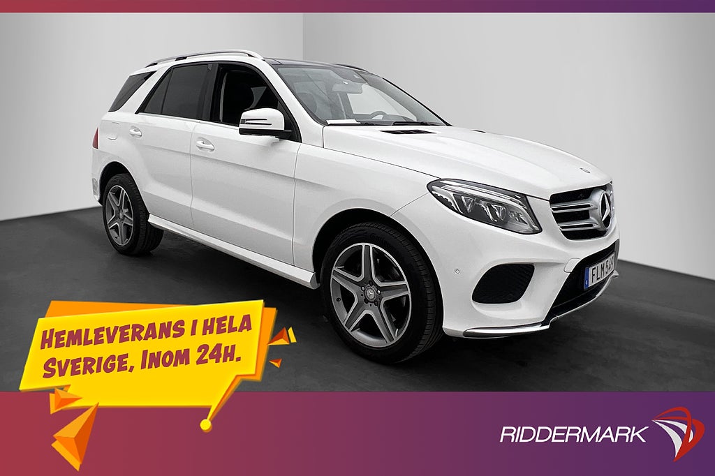 Mercedes-Benz GLE 350 d AMG Pano Läder Värm Navi 360° Drag