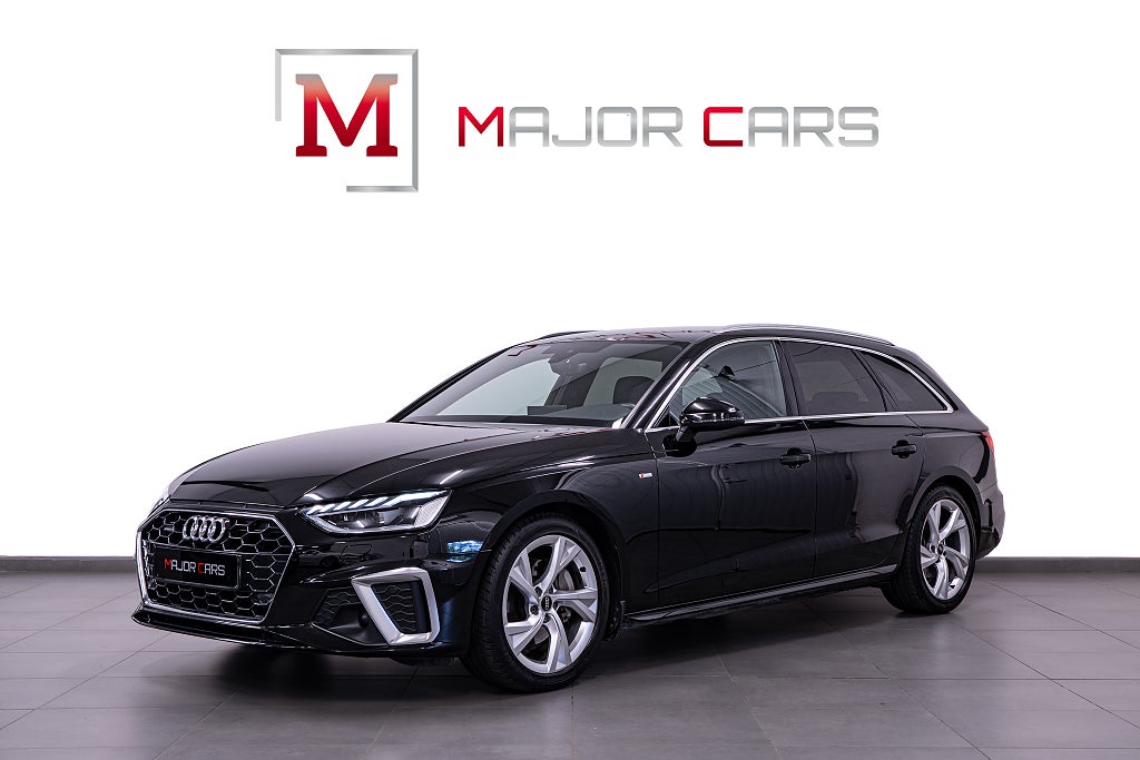 Audi A4 Avant 40 TFSI Q S-Line Matrix Kamera Adaptiv Drag 204hk