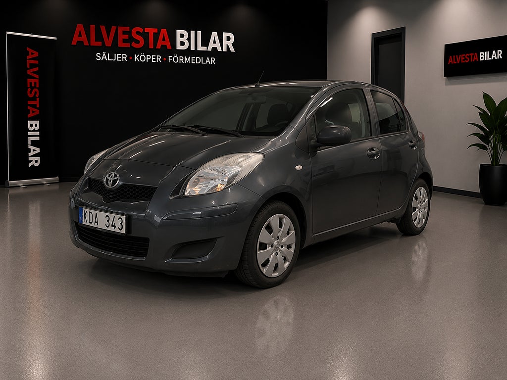 Toyota Yaris 5-dörrar 1.33 Dual VVT-i Euro 4/Nybesiktad 