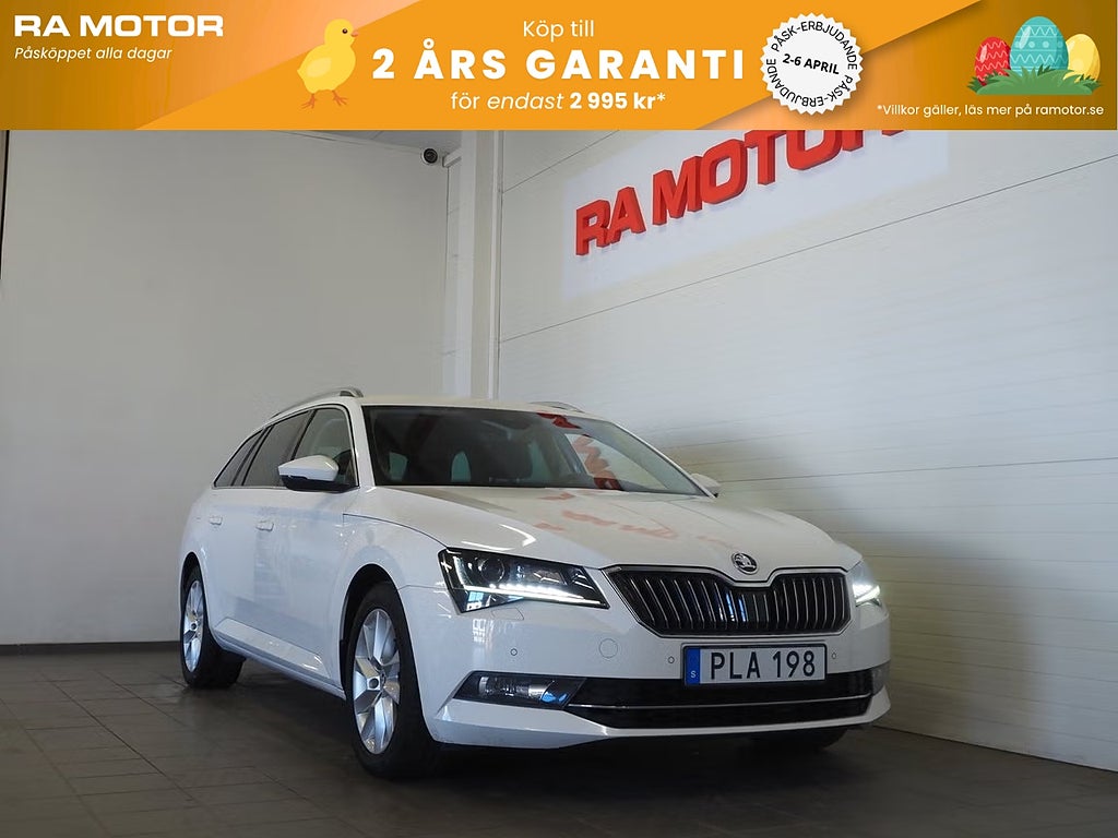 Skoda Superb 2.0 TDI 4x4 190hk Kombi Style | Drag | Värmare 2018