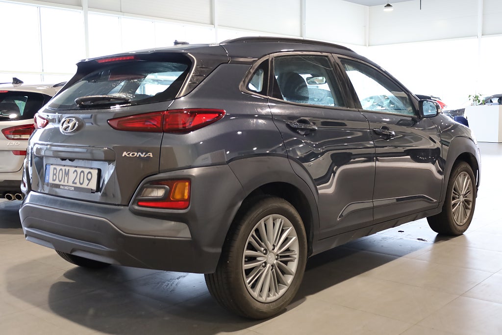 Hyundai Kona 1,0 T-GDI blue 120hk Trend CarPlay Kamera 2019