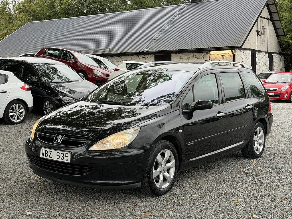 Peugeot 307 SW 2.0, Griffe edition, nybesiktad, skinn, pano, 136hk