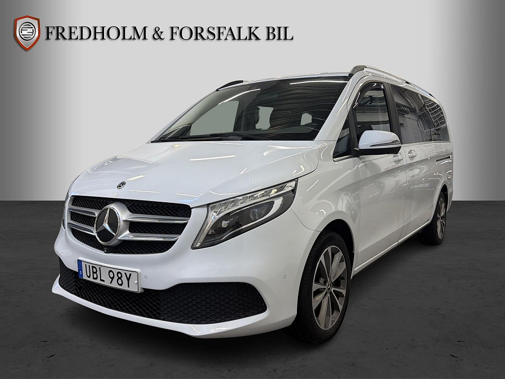 Mercedes-Benz V 250 d 190HK 9G Lång Avantgarde 360° Läder Eldörrar