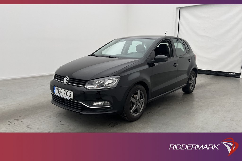 Volkswagen Polo 1.2 TSI 90hk Bluetooth 0.48L/Mil Lågskatt