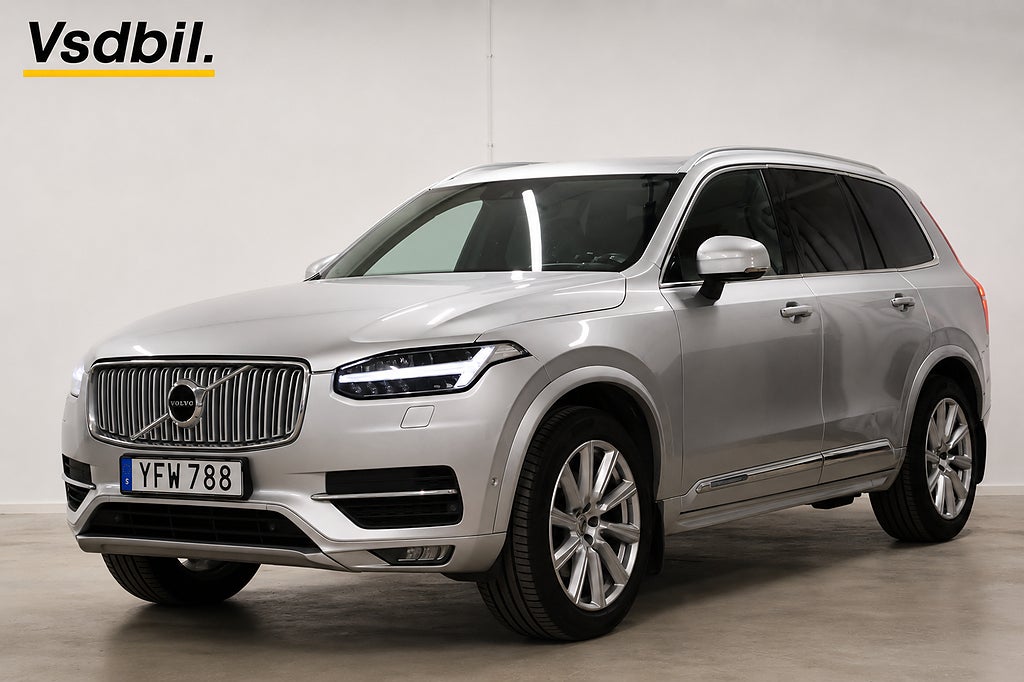 Volvo XC90 7-SITS D5 AWD AUT INSCRIPTION LUFT-FJ. HEADUP DRAG VÄRM