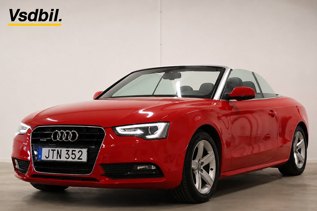 Audi A5 CABRIOLET QUATTRO AUTOMAT ALCANTARA LÅGMIL 2 BRUKARE